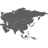 map of what is considered Asia